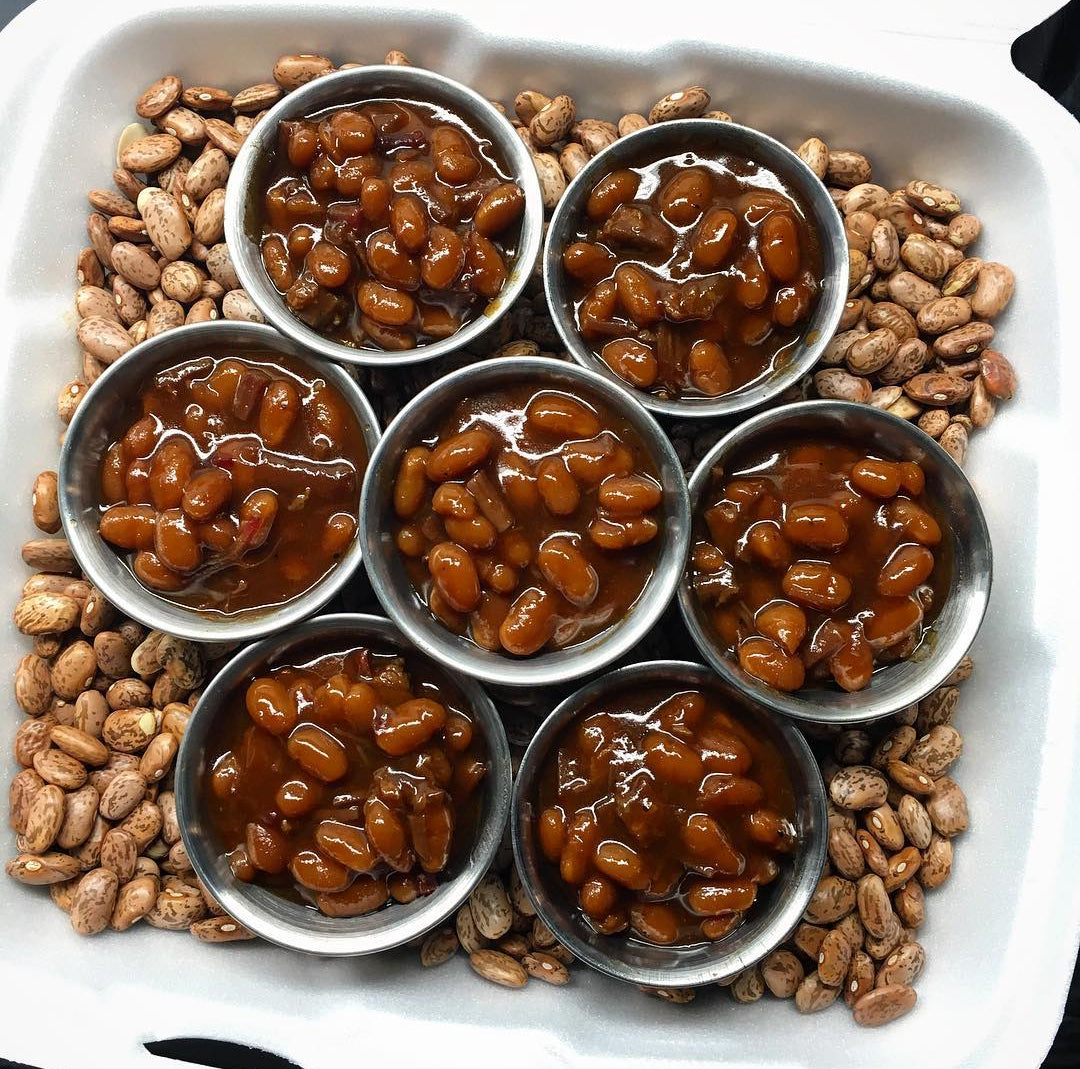 Burnt Finger BBQ competition pit beans